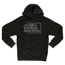 Load image into Gallery viewer, Colorado Education Association Logo Hooded Sweatshirt