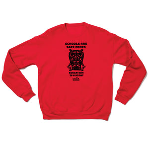 CSEA: Schools are Safe Zones Crewneck Sweatshirt
