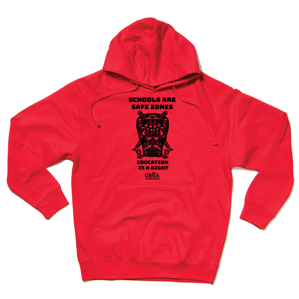 CSEA: Schools are Safe Zones Hooded Sweatshirt