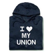 Load image into Gallery viewer, I Heart My Union Hooded Sweatshirt